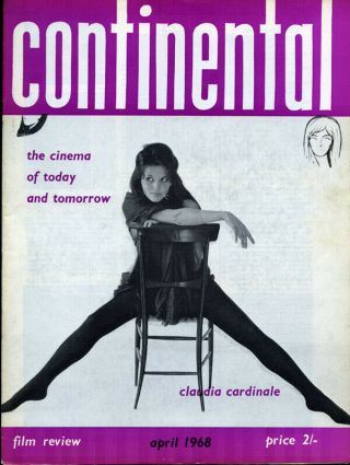 Continental Film Review Claudia Cardinale Cover Photo Sexy Pictures April 1968