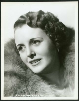 Mary Astor Vintage 1930s Columbia Pictures Portrait Photo
