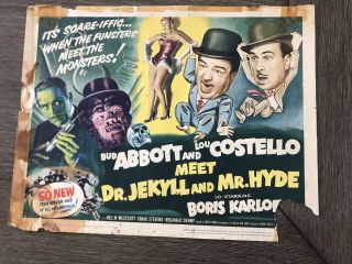 Abbott And Costello Meet Dr.  Jekyll And Mr.  Hyde Lobby Card Title Card