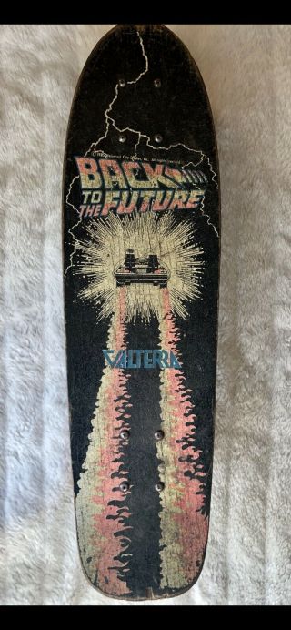 Vintage 1985 Back To The Future Skateboard Marty Mcfly Movie Universal Valtera