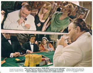 Casino Royale James Bond Lobby Card Peter Sellers Orson Welles Poker