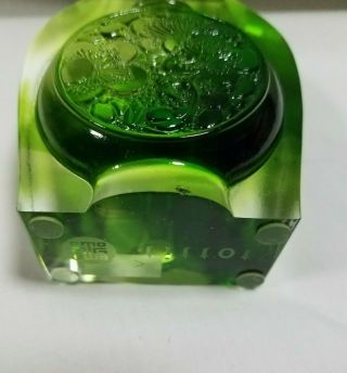 TITTOT glass Green Small 4” Vase 2