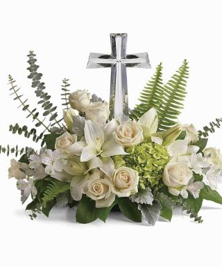 Teleflora Gifts Crystal Cross - Crafted Crystal Cross - 3