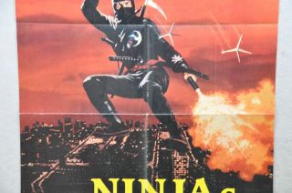 1983 Revenge of the Ninja (Ninja ' s Haevn) Demark Movie Poster 24 x 34 3