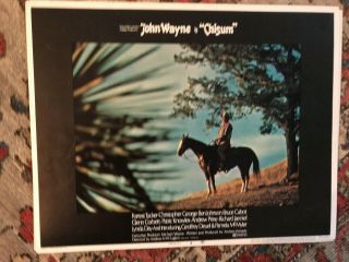 Chisum 1970 Warner Brothers 11x14 " Western Lobby Card John Wayne