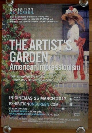 The Artists Garden 2017 Australian Advance One Sheet Movie Poster