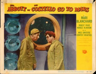 Abbott & Costello Go To Mars Lobby Card 4 1953