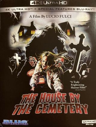 The House By The Cemetery (4k Ultra Hd,  Blu - Ray,  2020) Lucio Fulci,  Unrated