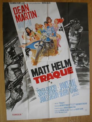 Ambushers Spy Dean Martin French Movie Poster 63 " X47 " 