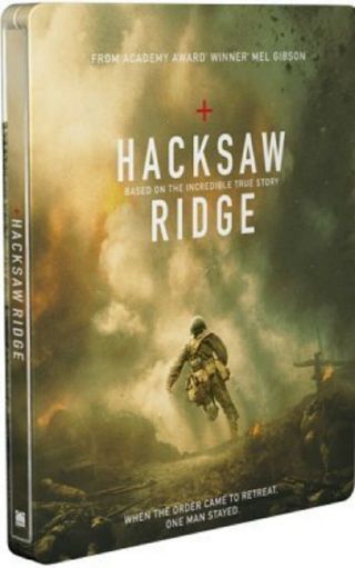 Hacksaw Ridge Exclusive Steelbook (blu Ray,  Dvd,  Digital Hd)