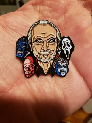 Wes Craven Tribute Horror Enamel Pin Scream The Hills Have Eyes Ghostface