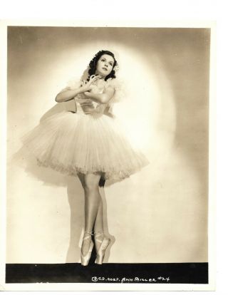 Ann Miller Stunning Portrait Glamour Hollywood Star 1940s Photo 87