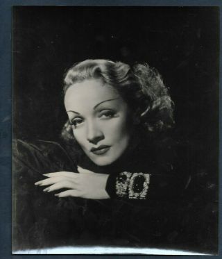 Marlene Dietrich Stylish Pose Stunning Portrait 1930s George Hurrell Photo 99