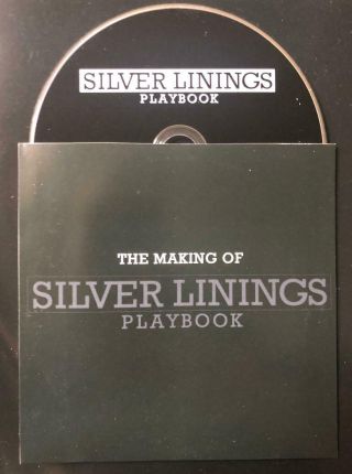 SILVER LININGS PLAYBOOK Oscars Press Book Bradley Cooper Lawrence DeNiro,  2 DVDs 3