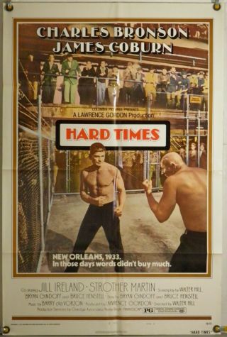 Hard Times Ff Orig 1sh Movie Poster Charles Bronson James Coburn (1975)