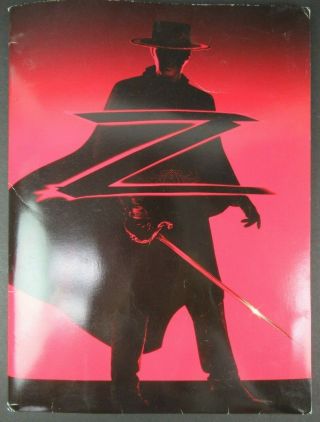 The Mask Of Zorro Movie Promotional Press Package Complete W/photo 