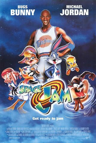 Space Jam (1996) Movie Poster - International Style B - Rolled