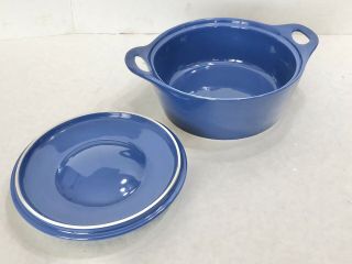 Corningware Creations Stoneware 1.  5 Qt Casserole Cobalt Blue (marseille) Retired