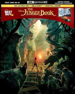 The Jungle Book [steelbook] [2016] (4k Ultra Hd,  Blu - Ray,  Digital)