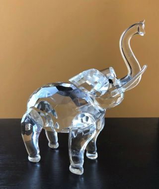 Elephant Crystal Sculpture Vintage Shannon Crystal By Godinger