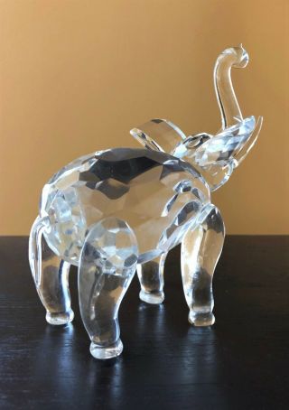 Elephant Crystal Sculpture Vintage Shannon Crystal By Godinger 2