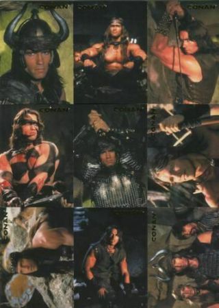 Conan The Barbarian - Arnold Schwarzenegger Preview Card Set 9 Cards 019/999