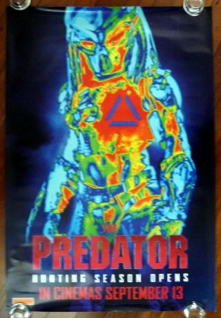 The Predator 2018 Australian Advance One Sheet Horror Movie Poster