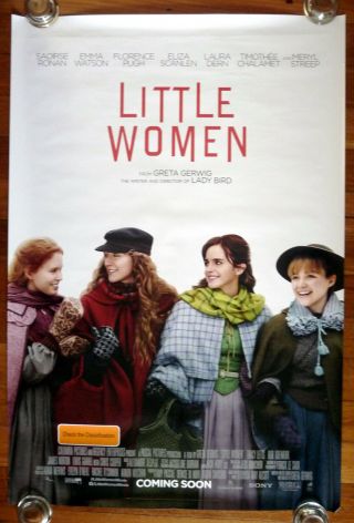 Little Women 2019 Australian Advance One Sheet Movie Poster