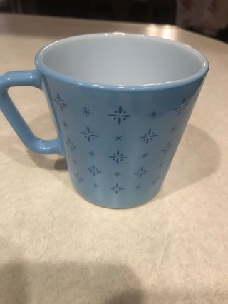 Pyrex Blue Foulard 1410 Coffee Cup Mug