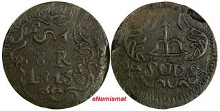 Mexico War Of Independence Oaxaca Sud 1813 8 Reales 35mm Axf Km 234 (17 687)
