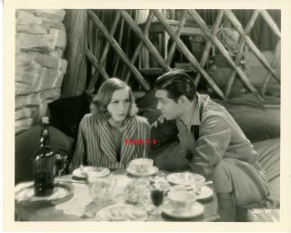 Greta Garbo & Clark Gable Vintage Photo " Susan Lenox: Rise & Fall " 1931