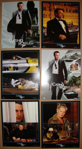 Casino Royale - James Bond - M.  Campbell - Daniel Craig - Eva Green - Lc Mini Set (8x10)
