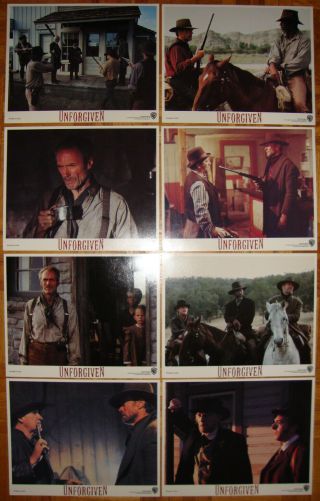 Unforgiven - Clint Eastwood - Western - Revenge - M.  Freeman - Lc Mini Set (8x10 Inch)