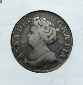 1711 Great Britain Shilling.  Queen Anne.