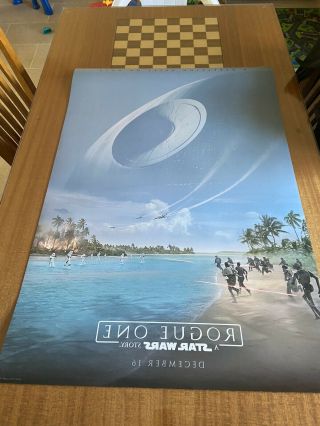 Rogue One A Star Wars Story Theatrical Movie Poster 2 - Sided B 27x40