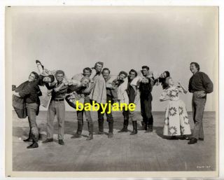 Jane Powell Howard Keel Cast Orig 8x10 Photo Seven Brides For Seven Brothers 