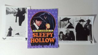 Legend Of Sleepy Hollow 1980 Tv Movie 80s Syndication Press Kit Items - Goldblum