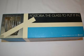Fostoria,  Set Of 4 Double Old Fashioneds,  Vintage Lead Crystal Nos Stratton