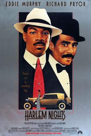Harlem Nights Movie Poster 1 Sided Rare Rolled 27x40 Eddie Murphy