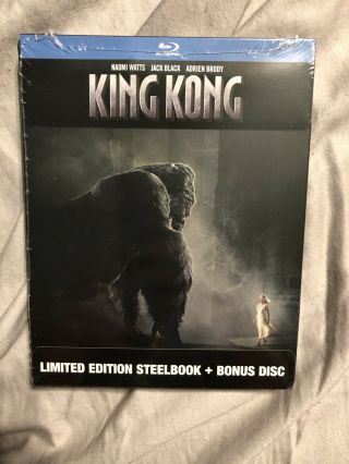King Kong Blu Ray,  Bonus Disc Steelbook Limited Edition Factory