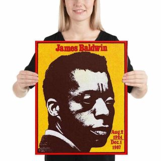James Baldwin Poster | Portrait Painting - Em & Ahr