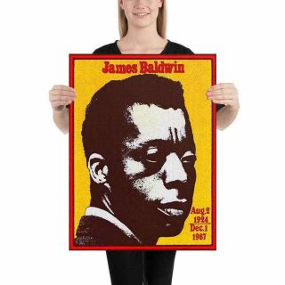 James Baldwin Poster | Portrait Painting - Em & Ahr 2