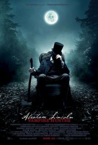Abraham Lincoln : Vampire Hunter Movie Poster Double Sided 27x40