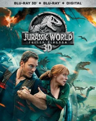 Jurassic World Fallen Kingdom 3d,  Blu - Ray,  Digital 2019 With Slip Cover