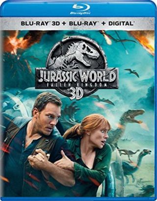 Jurassic World Fallen Kingdom 3D,  Blu - Ray,  Digital 2019 with Slip Cover 2