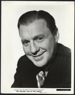 Jack Benny In The Meanest Man In The World 