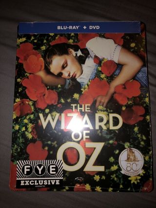 The Wizard Of Oz Steelbook Blu Ray,  Dvd