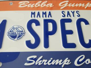 Bubba Gump Shrimp Co License Plate - Mama Says I ' m Special - Restaurant & Market 2