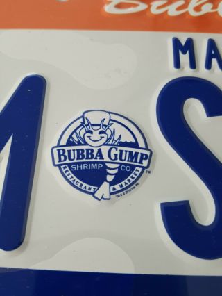 Bubba Gump Shrimp Co License Plate - Mama Says I ' m Special - Restaurant & Market 3