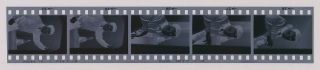 (strip Of 5) 1960s Photo Negatives Jack Lord Young Actor Hawaii Five - 0